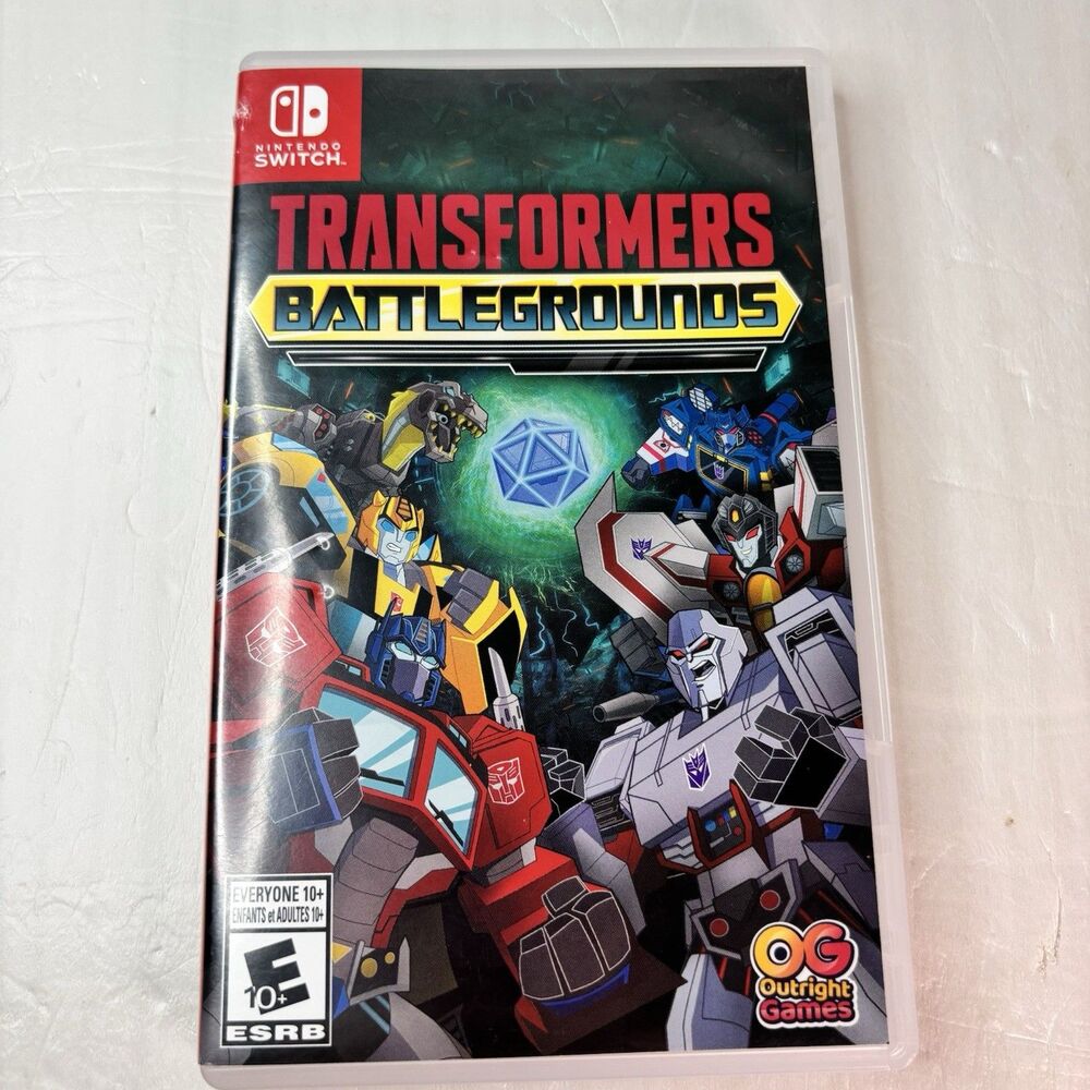 Nintendo Switch Transformers Battlegrounds Game Outright Games Tested Works